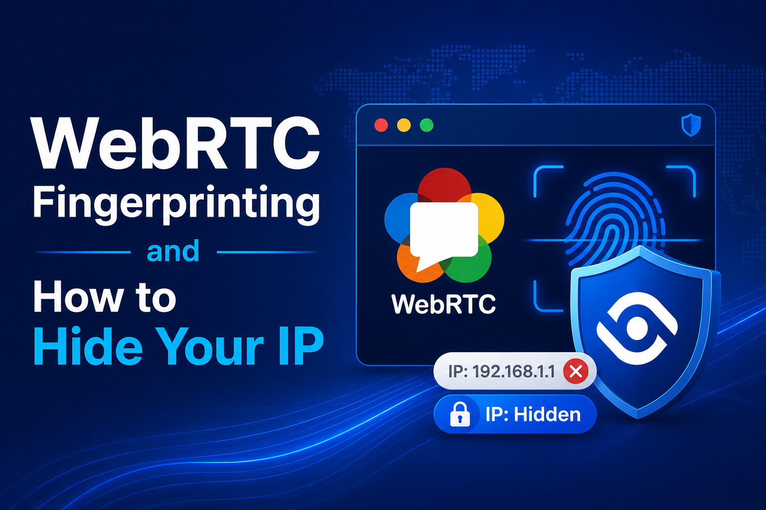 WebRTC Fingerprinting and How to Hide Your IP